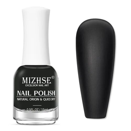 Vista 10 de MIZHSE Translucent Shimmering Nail Polish, Quick Dry Clear Glitter White brillo claro