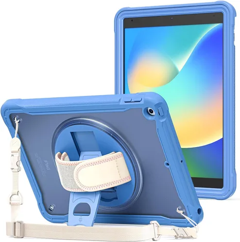 Vista 9 de ProCase Funda Resistente para iPad de 9ª/8ª/7ª Generación de 10.2 Pulgadas 2021/2020/2019 Funda, Cubierta Resistente de Servicio Pesado a Prueba