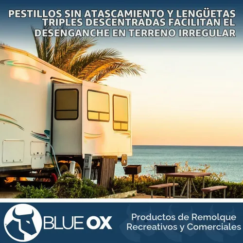 Vista 6 de Blue Ox BX7380 Alpha II Barra de remolque - Receptor de 2 pulgadas, Clase III de 6500 libras. Clasificación, Negro