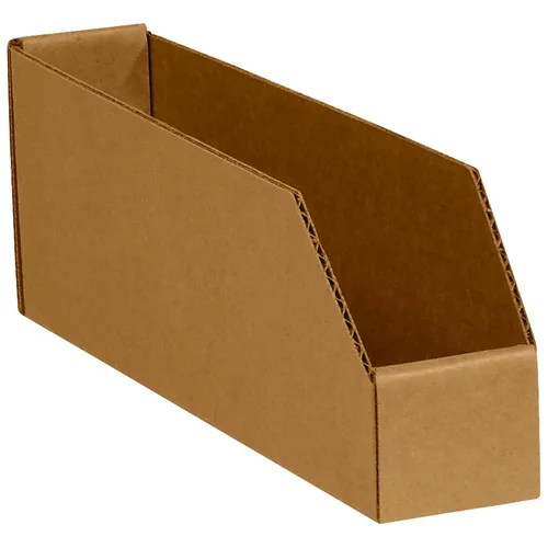 Vista 39 de Box USA BBINBIN29K Cajas de contenedores de tapa abierta, 2" x 9" x 4-1/2", kraft (paquete de 25)