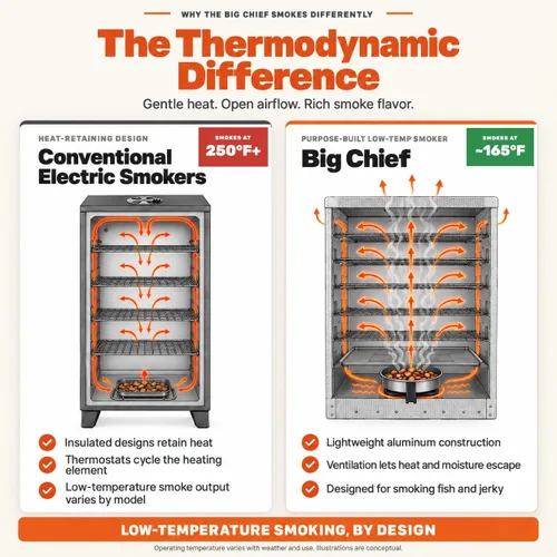 Vista 5 de Smokehouse Products Big Chief - Ahumador eléctrico