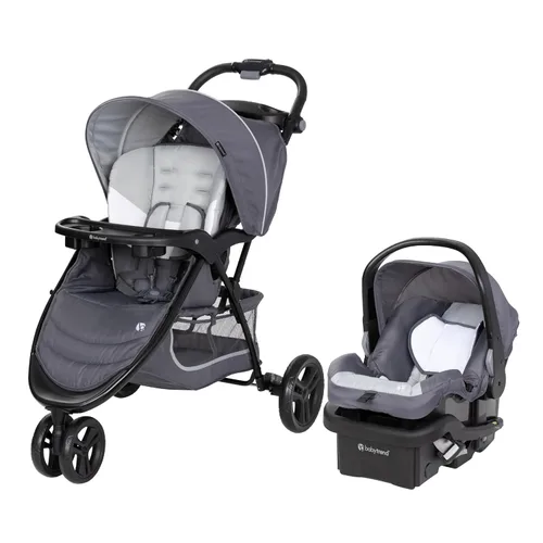 Vista 21 de Sistema de viaje Baby Trend EZ Ride SE con asiento de seguridad para bebé, Bluebell