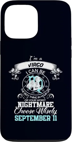 Vista 24 de Virgo Zodiac Sign Astrology Horoscope September 11 Birthday Case for iPhone 17