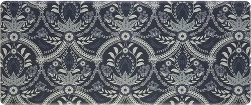 Vista 13 de Laura Ashley Juego de tapetes de cocina antifatiga Diseño floral Almeida Resistente a las manchas, el agua y la decoloración Alivio de cocina
