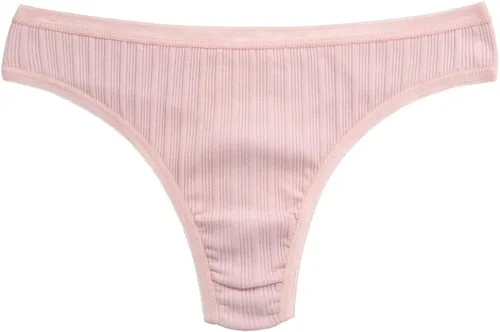Vista 6 de Knitlord 6 Pack Womens Thongs Underwear Cotton Breathable Panties Hipster Bikini