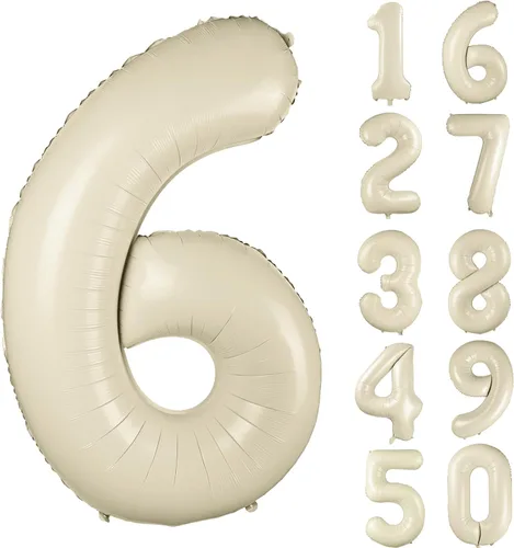 Vista 292 de Globos gigantes de helio de aluminio de 40 pulgadas, color negro, globos digitales grandes del número 0 para decoración de fiesta de cumpleaños