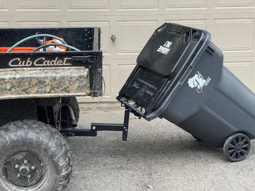 Vista 8 de Extensión de receptor hecha en Estados Unidos de 8 pulgadas para ganchos de basura Garbage Commander