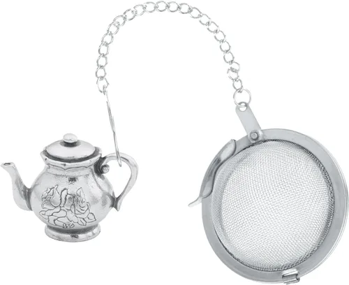 Vista 4 de DANFORTH - Infusor de té cardenal - Peltre hecho a mano - Charm fabricado en Estados Unidos