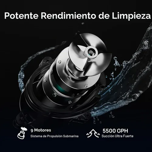 Vista 7 de Beatbot 92055, A100 Pro - Aspiradora robótica inalámbrica para limpieza