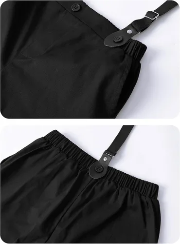 Vista 50 de A&J DESIGN Conjunto de ropa formal para niños pequeños con tirantes y tirantes
