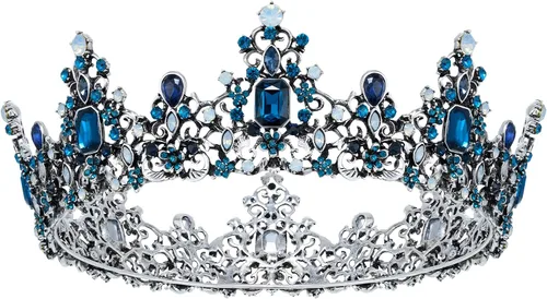 Vista 12 de SWEETV Queen Crown, Princess Crowns for Women, Baroque Tiaras for Women 0. Multicolor