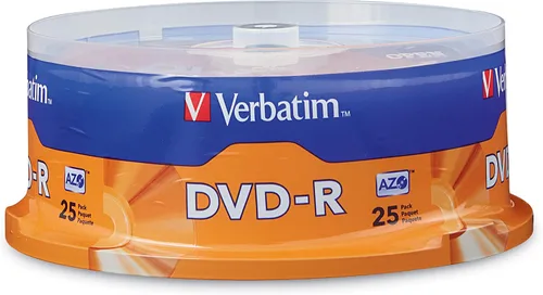 Vista 6 de Verbatim DVD-R Discos en Blanco AZO Dye 4.7GB 16X Disco Grabable - Paquete de 10 Envase Plateado