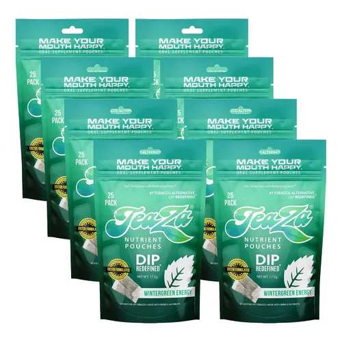 Vista 25 de Teaza Bangin' - Bolsas energéticas de hierbas alternativas al tabaco sin nicotina, bolsas de inmersión saludables para tabaco, sabor prémium a