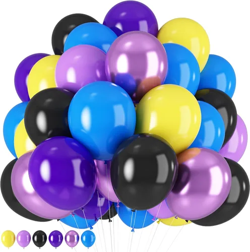 Vista 23 de HILAVO Globos negros, azules, blancos