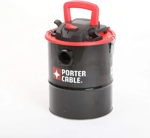 Vista 6 de Porter-Cable Aspiradora de Cenizas de 4 Galones 4 HP Pico, con Manguera de Metal, Prefiltro y Filtro de Cartucho, Ideal para Chimeneas, Fogatas