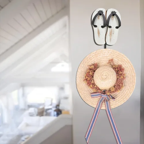Vista 4 de Veclotch Ganchos para colgar en la pared, con temática de playa, para colgar en la pared, para baño, dormitorio, sala de estar