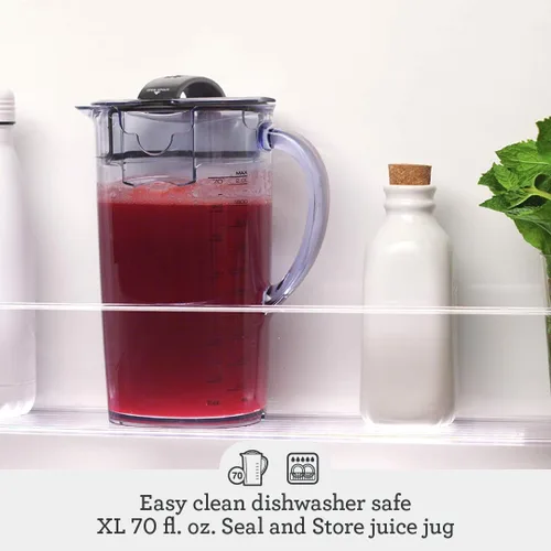 Vista 4 de Breville BJE530BSS Fuente de Jugo Cold Plus, 70 fl oz, Acero inoxidable cepillado