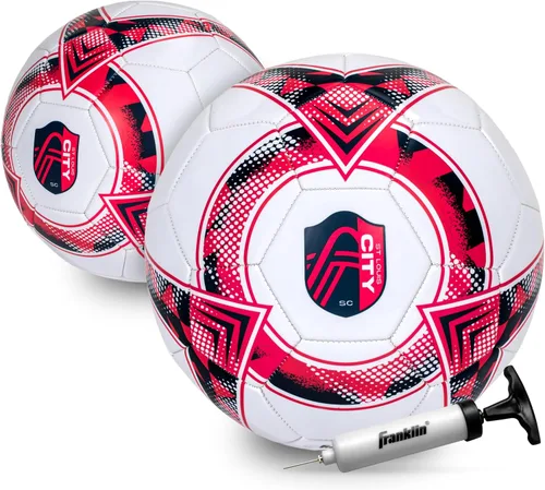 Vista 25 de Franklin Sports Pelotas de fútbol oficiales del equipo MLS - Balones de fútbol oficiales tamaño 5 - Balón de fútbol de tamaño y peso reglamentario
