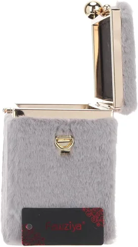 Vista 5 de Fawziya - Bolsos de embrague de piel linda para mujer bolsos de noche y embragues