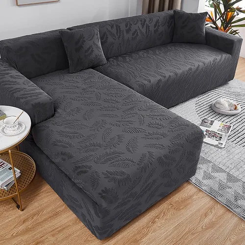 Vista 10 de Fundas de sofá modular, funda de sofá jacquard elástica para sofá en forma de L, suave, antideslizante, resistente al desgaste, protector de muebles