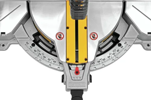 Vista 10 de DEWALT Sierra ingletadora, 12 pulgadas, doble bisel, compuesto, línea de corte XPS, 15 amperios (DWS716XPS)