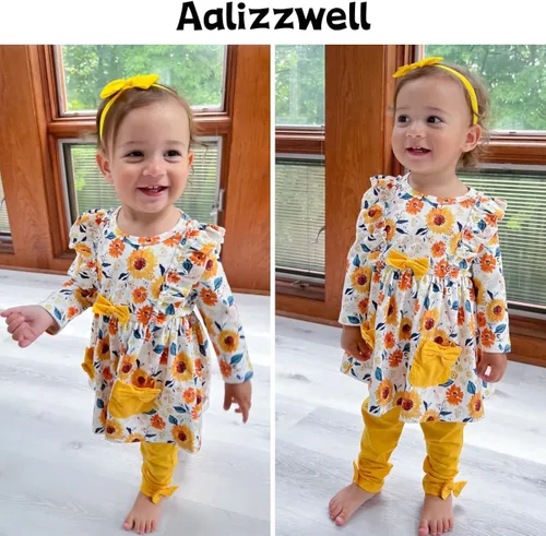Vista 2 de Aalizzwell Traje de manga larga para bebés recién nacidos