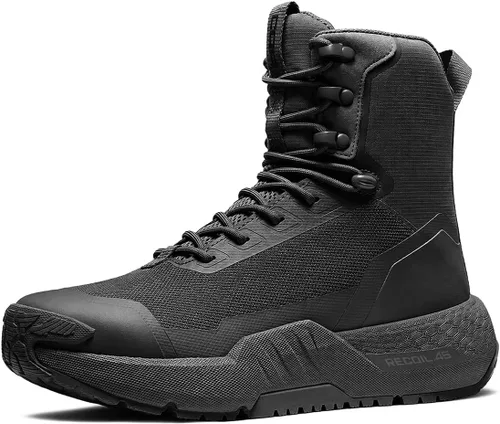 Vista 13 de CQR Men's Tactical Combat Hiking Boots Raptor Negro