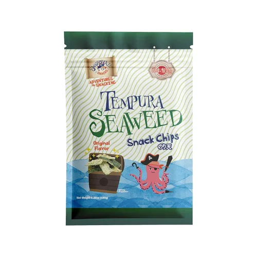 Vista 12 de Swashbuckle Snacks Patatas fritas crujientes de tempura calamar, sabor a queso, 0.95 onzas (0.95 oz), paquete de 5, fabricado en Japón, Otsumami