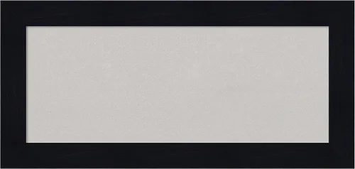 Vista 21 de Amanti Art Grey Cork Board for Wall, 14x20 Vision Board with Blue Wood Frame, Small Corkboard Office Decor for Home Organization, Country Rustic