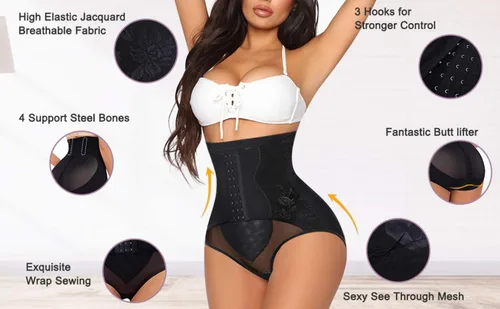Vista 4 de SHAPERQUEEN 1020 El mejor ceñidor de cintura para mujeres Faja Corset para entrenar la panza Artículo moldeador del cuerpo