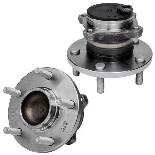 Vista 63 de Detroit Axle - 2.2L Bujes de rodamiento de rueda delanteros de 2 piezas para Honda Accord 90-97, 97 Acura CL, 2 rodamientos de ruedas y conjunto