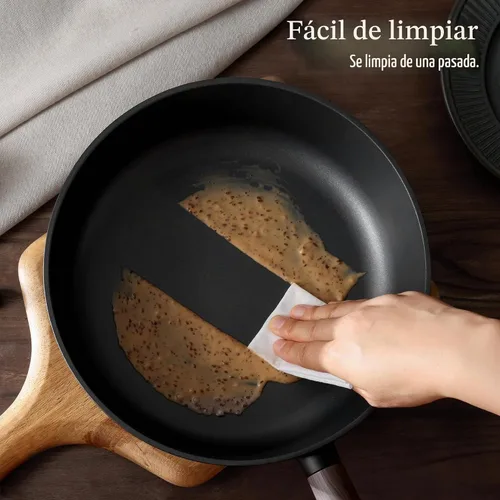 Vista 4 de SENSARTE Non Stick Frying Pan, 8 Inch Non Toxic Skillet with Lid