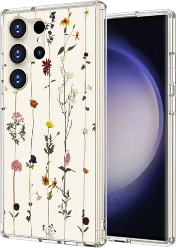 Vista 19 de ICEDIO Funda para Samsung Galaxy S23 Plus, delgada, transparente, con diseños de moda, para niñas y mujeres, funda protectora duradera y resistente