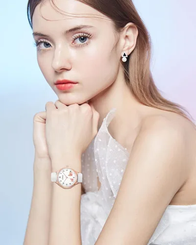 Vista 4 de CIVO Reloj de pulsera para mujer, correa de cuero, analógico, de cuarzo, impermeable, de moda, simple, fácil de leer, con exquisito dial de mariposa