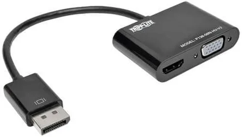 Vista 7 de Tripp Lite Adaptador de cable DisplayPort a HDMI, DP a HDMI (M/F), DP2HDMI, 1080p, compacto (P136-000-1)