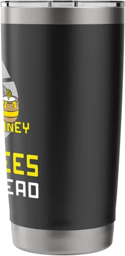 Vista 2 de Bees Honey Mead - Mead Making Brew Mead - Vaso aislado de acero inoxidable