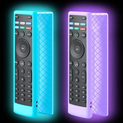 Vista 10 de Paquete de 2 fundas para control remoto Vizio, compatible con Vizio Remote Case XRT136 / XRT140 D Series Universal Smart TV Control Reemplazo Funda