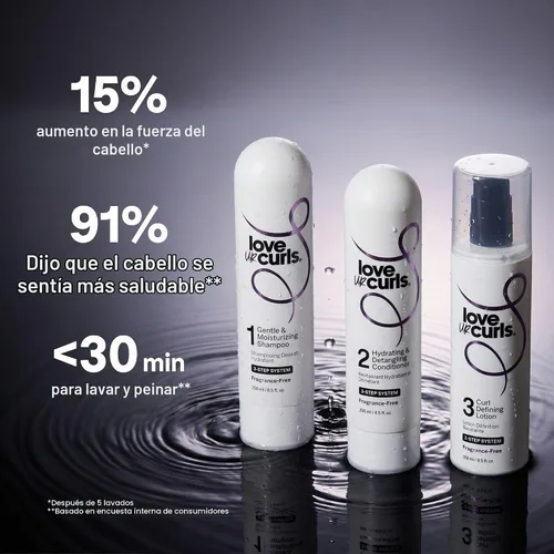 Vista 4 de Love Ur Curls Productos para el cabello rizado - Set de champú