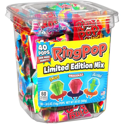 Vista 3 de Ring Pop caramelos duros que explotan