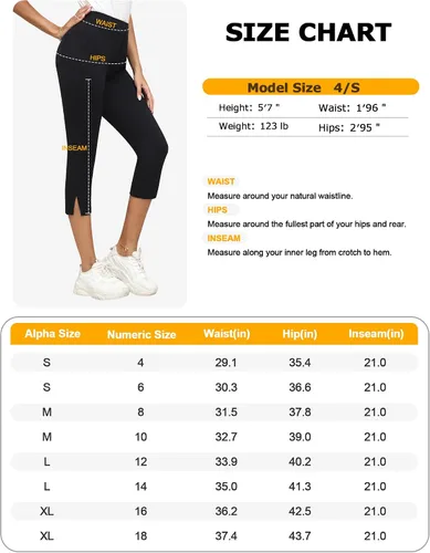 Vista 6 de Aleture Pantalones capri de oficina elegantes para mujer, pantalones de yoga elásticos para trabajo, pantalones capri casuales de negocios de 21.5