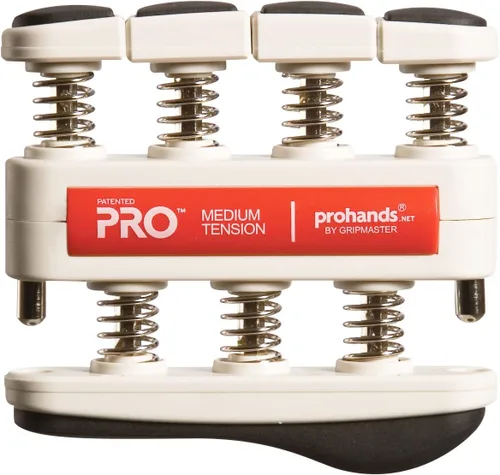 Vista 13 de Prohands PRO Ejercicio de Mano, Ejercitador de Dedos (Fortalecedor de Agarre de Mano), con Resorte, Sistema de Pistón de Dedos, Aislamiento