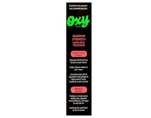 Vista 5 de Oxy Crema limpiadora de tratamiento de manchas de máxima fuga, 0.65 onzas (paquete de 3)