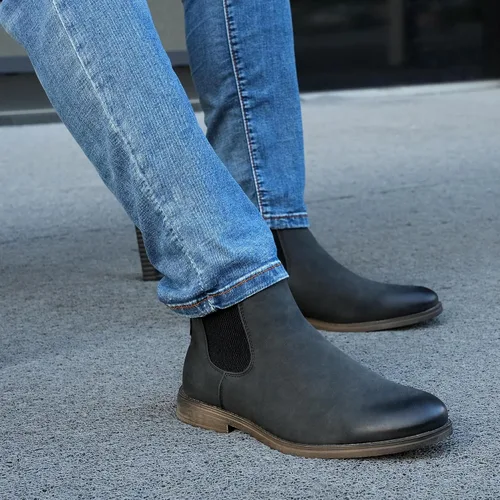 Vista 4 de Hawkwell - Botines Chelsea de estilo casual para hombre