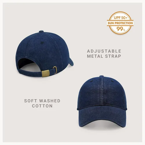 Vista 2 de CHOKLIDS Everyday - Gorra de béisbol unisex de algodón para hombres y mujeres ajustable ligera estilo polo ala curvada