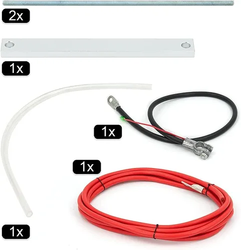 Vista 3 de Kit completo de reubicación de caja de batería de aluminio, kit universal Billet Race Off Road para todos los coches