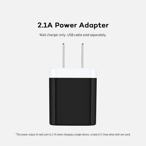 Vista 2 de Cubo con USB para cargador, enchufe cargador de pared iPad, Samsung, Google Pixel, LG, teléfonos con cámara y tabletas cargan múltiples bases