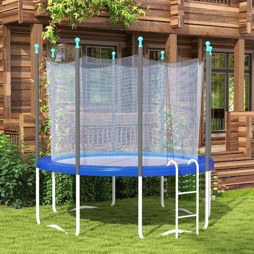 Vista 6 de Soozier Funda de resorte para cama elástica de 12 pies/14 pies, repuesto de almohadilla de seguridad para cama elástica, impermeable y resistente a