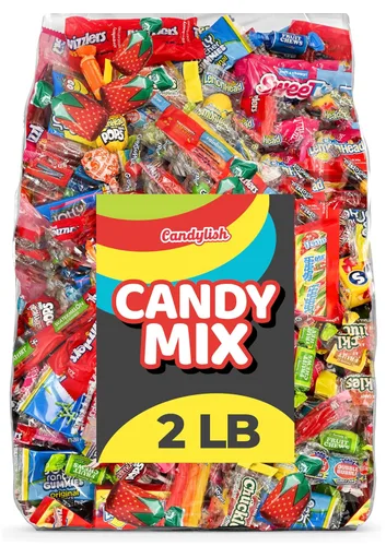 Vista 2 de Paquete variado de caramelos de 4 libras, dulces a granel envueltos