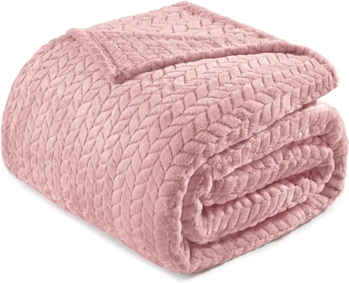 Vista 21 de Exclusivo Mezcla Manta de forro polar para sofá, 50 x 70 pulgadas, camello