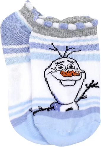 Vista 3 de Disney Frozen 2 Elsa Anna - Juego de 5 calcetines para niñas pequeñas